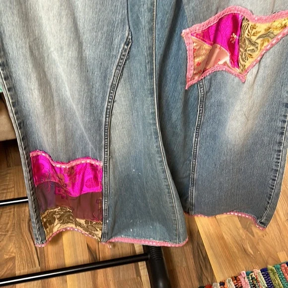 Restyled maxi denim skirt. - Picture 5 of 5